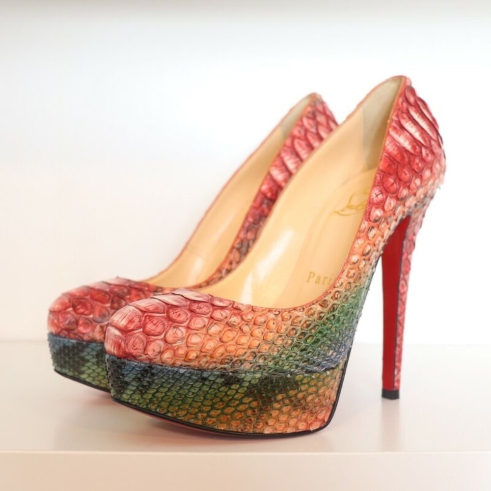 Christian Louboutin Bianca Pumps Python